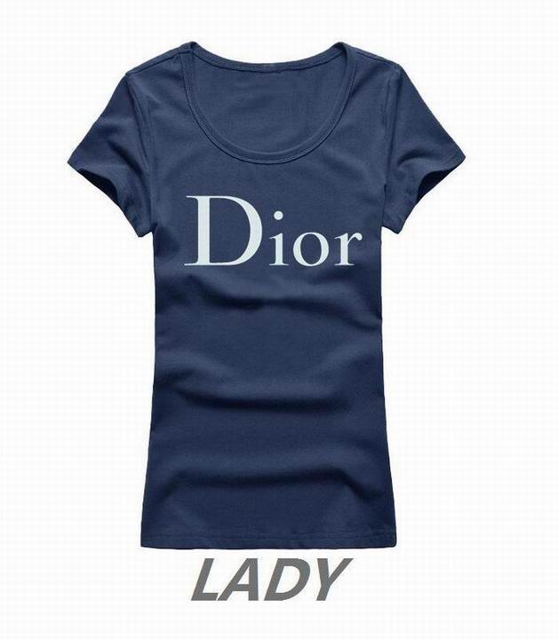 Dior short round collar T woman S-XL-037